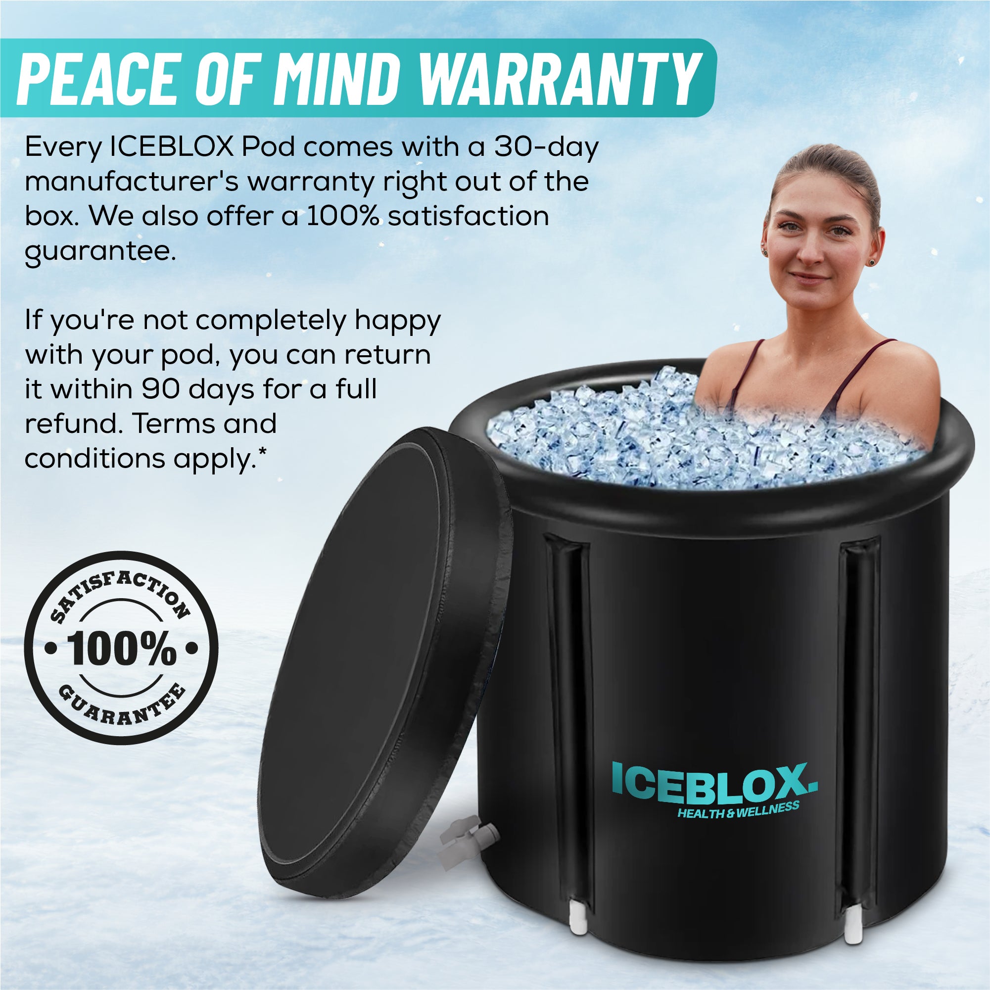 ICEBLOX Portable Ice Bath Tub for Ultimate Recovery